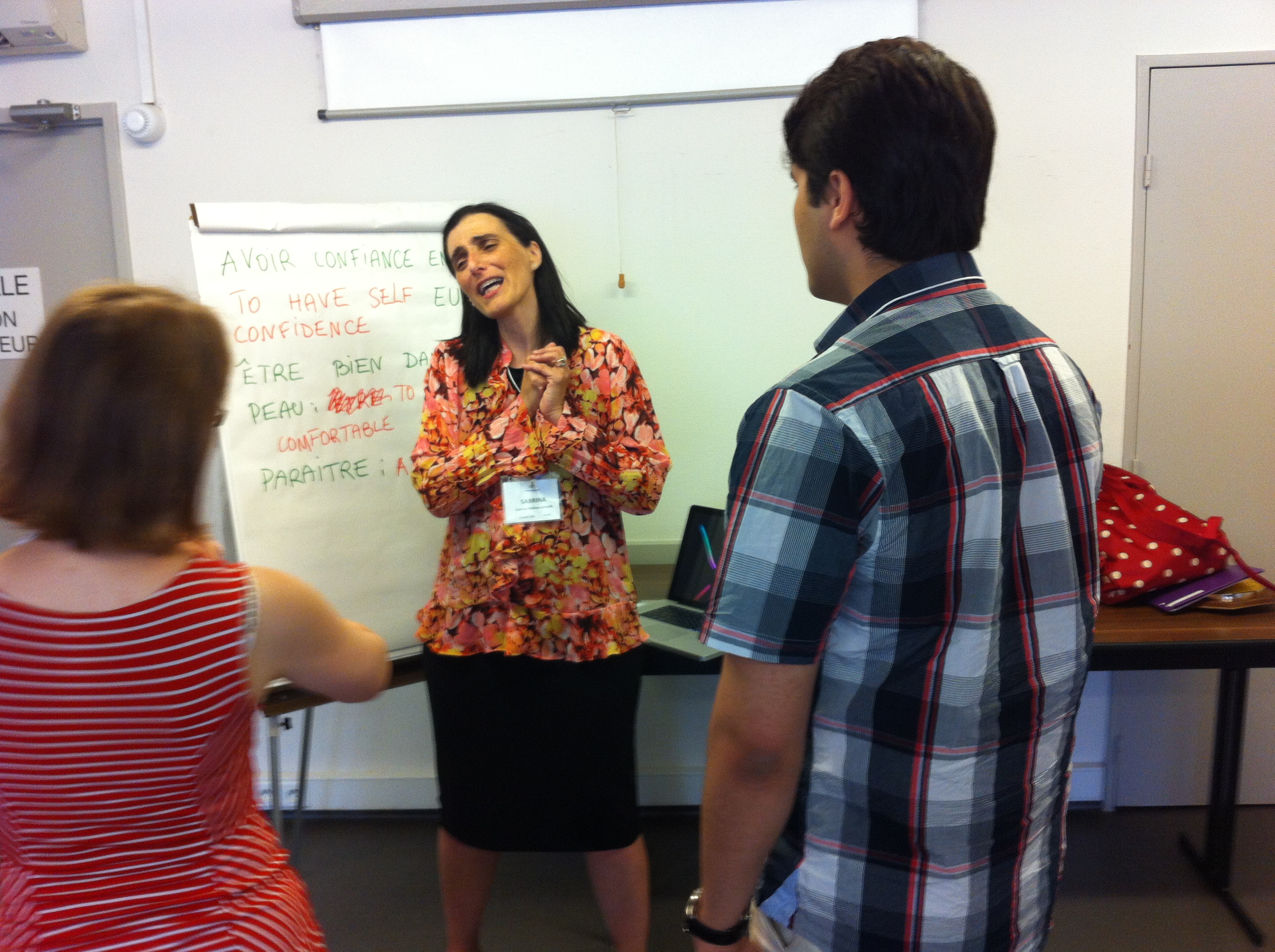 Days 2 and 3: “Shelter vocabulary, don’t shelter grammar” – a demo by Lynette and Sabrina